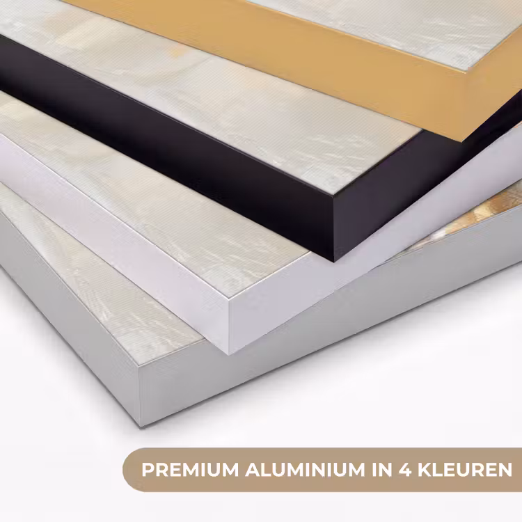 Haas - Oren - Bruin Textielframe zwart klein -USP_kleurenNL