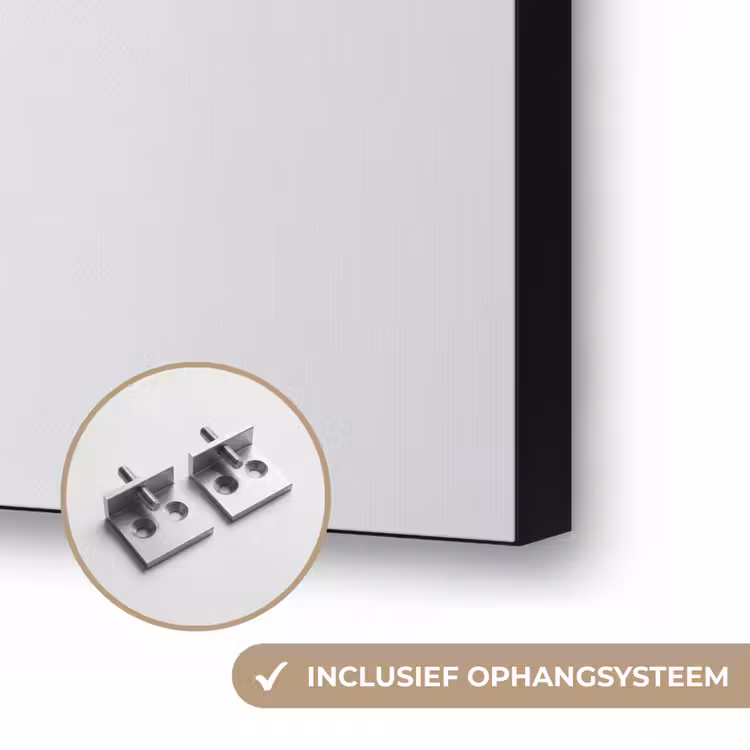 Hak - Wijn - Minimalistisch - Zwart Textielframe zwart klein -USP_ophangsysteemNL