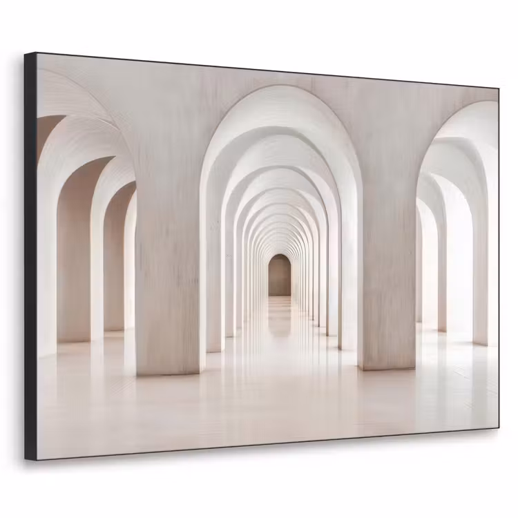 Hal - Bogen - Symmetrisch - Modern Textielframe - compleet frame klein -3d