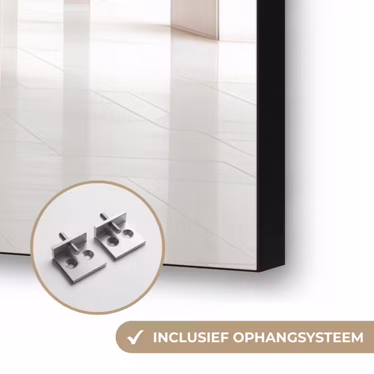 Hal - Bogen - Symmetrisch - Modern Textielframe zwart klein -USP_ophangsysteemNL