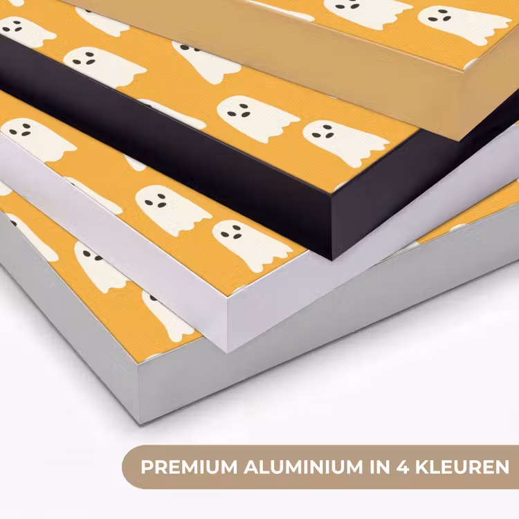 Halloween - Spookjes - Oker Textielframe zwart klein 947 -USP_kleurenNL