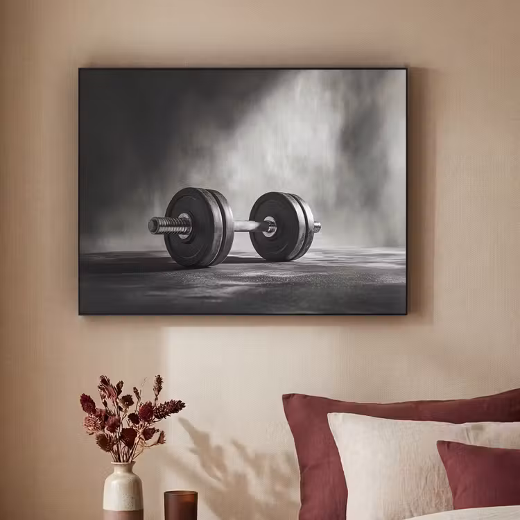 Halter - Gewichten - Zwart Textielframe zwart klein -sfeer1