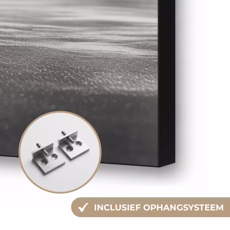 Halter - Gewichten - Zwart Textielframe zwart klein -USP_ophangsysteemNL