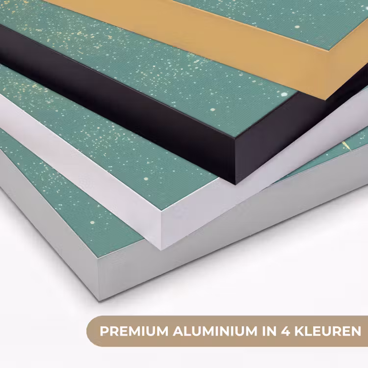 Hamburger - Illustratie - Sla - Kaas Textielframe zwart klein -USP_kleurenNL