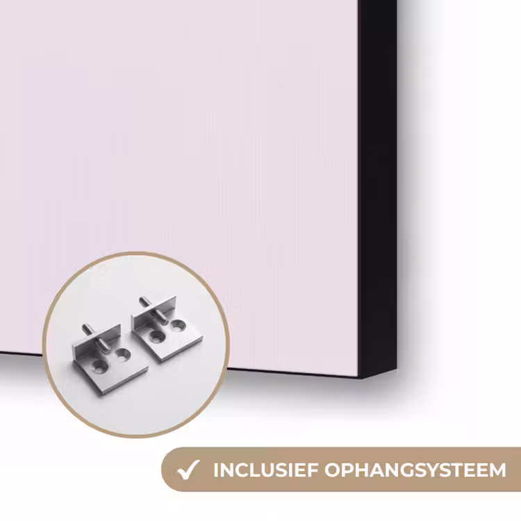 Hart - Lolly - Snoep Textielframe zwart klein -USP_ophangsysteemNL