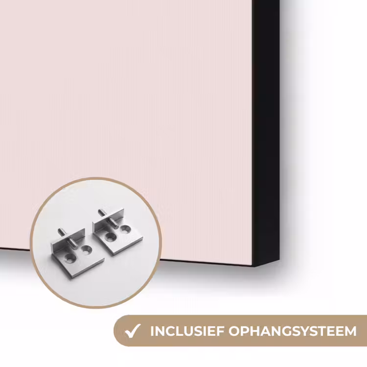 Hart - Rood - Bloem - Moeder Textielframe zwart klein -USP_ophangsysteemNL