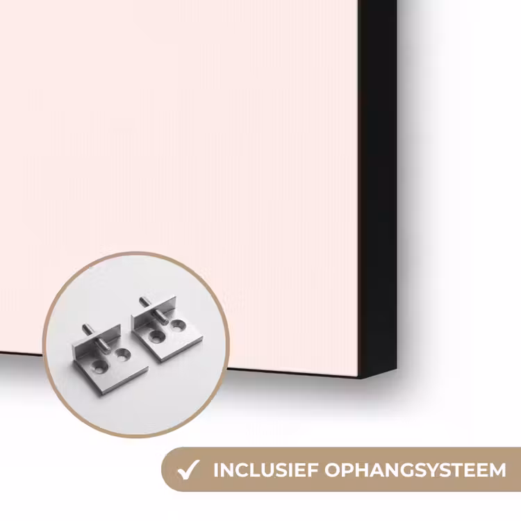Hart - Rood - Valentijn Textielframe zwart klein -USP_ophangsysteemNL