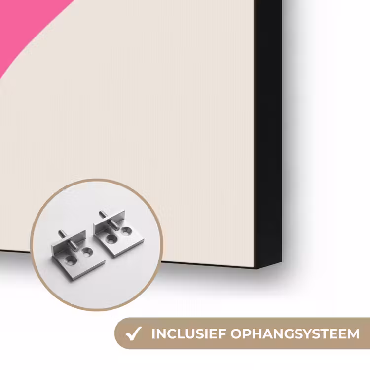 Hart - Valentijn - Tekst Textielframe zwart klein -USP_ophangsysteemNL