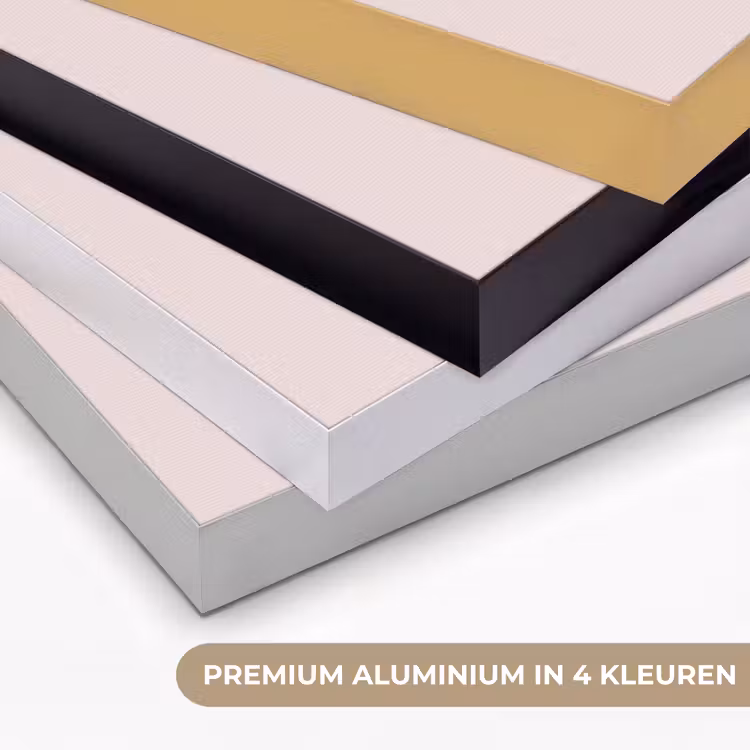 Hartjes - Pastel - Liefde - Moeder Textielframe zwart klein -USP_kleurenNL