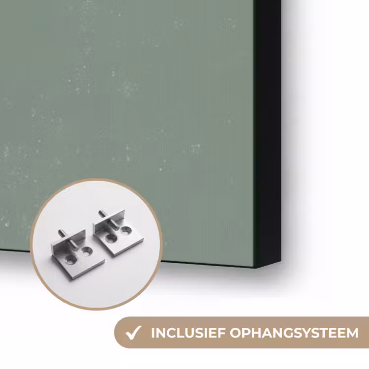 Hazen - Oren - Roze Textielframe zwart klein -USP_ophangsysteemNL