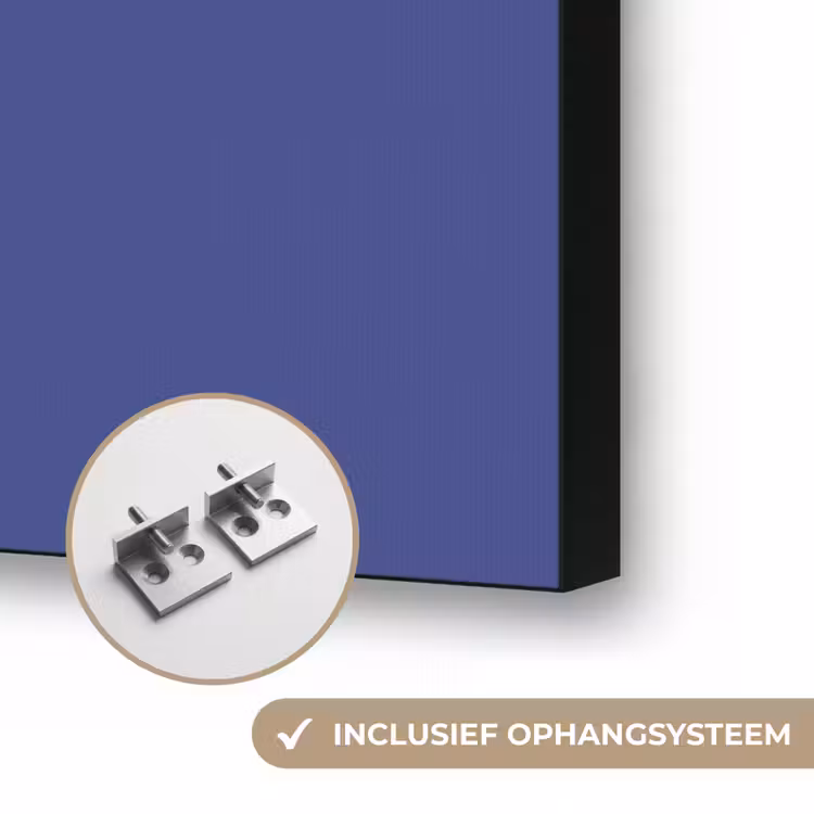 Hoeden - Gestapeld - Mode - Kleurrijk - Illustratie Textielframe zwart klein -USP_ophangsysteemNL