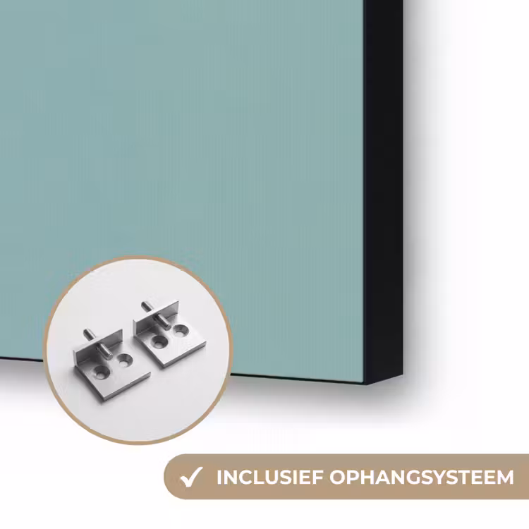 Hond - Beanie - Zonnebril - Dieren - Modern Textielframe zwart klein -USP_ophangsysteemNL