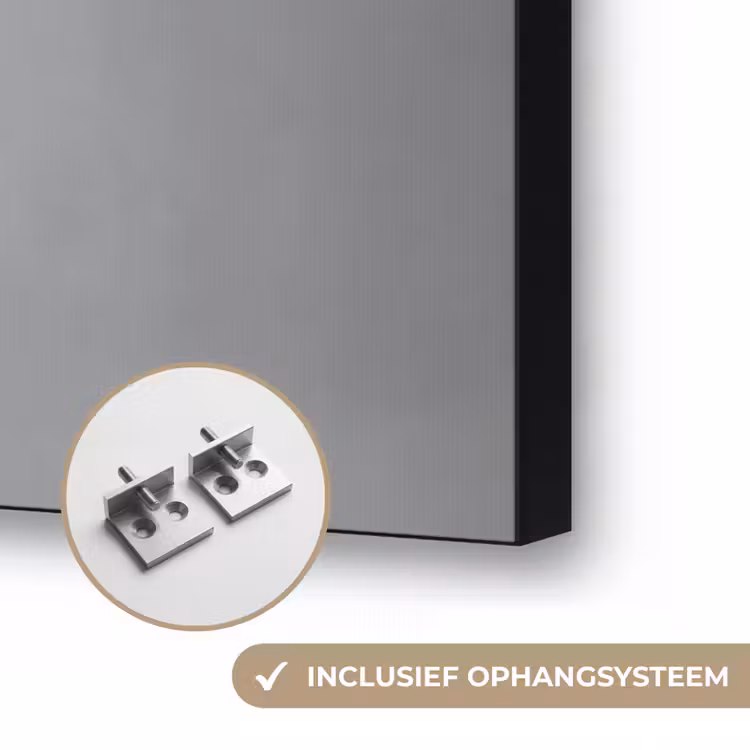 Hond - Krullen - Zonnebril - Wijn Textielframe zwart klein -USP_ophangsysteemNL