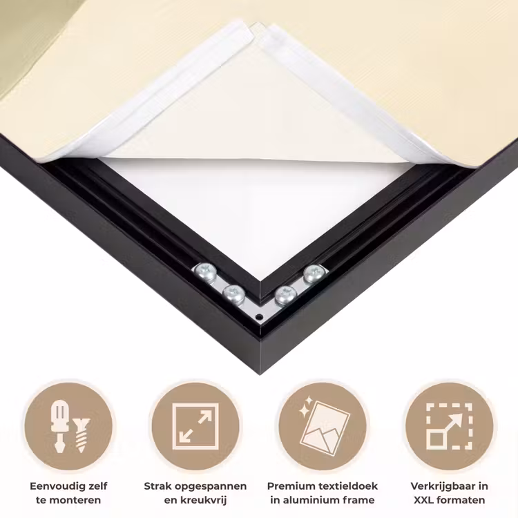 Hond - Zonnebril - Sjaal Textielframe zwart klein -USP_feed_closeupNL