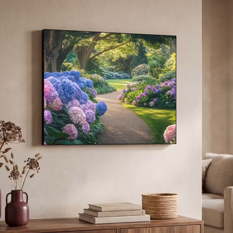 Hortensia- Park - Pad Textielframe - compleet frame klein -sfeer3