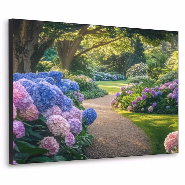 Hortensia- Park - Pad Textielframe zwart klein -3d