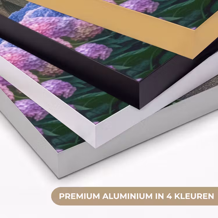 Hortensia- Park - Pad Textielframe zwart klein -USP_kleurenNL