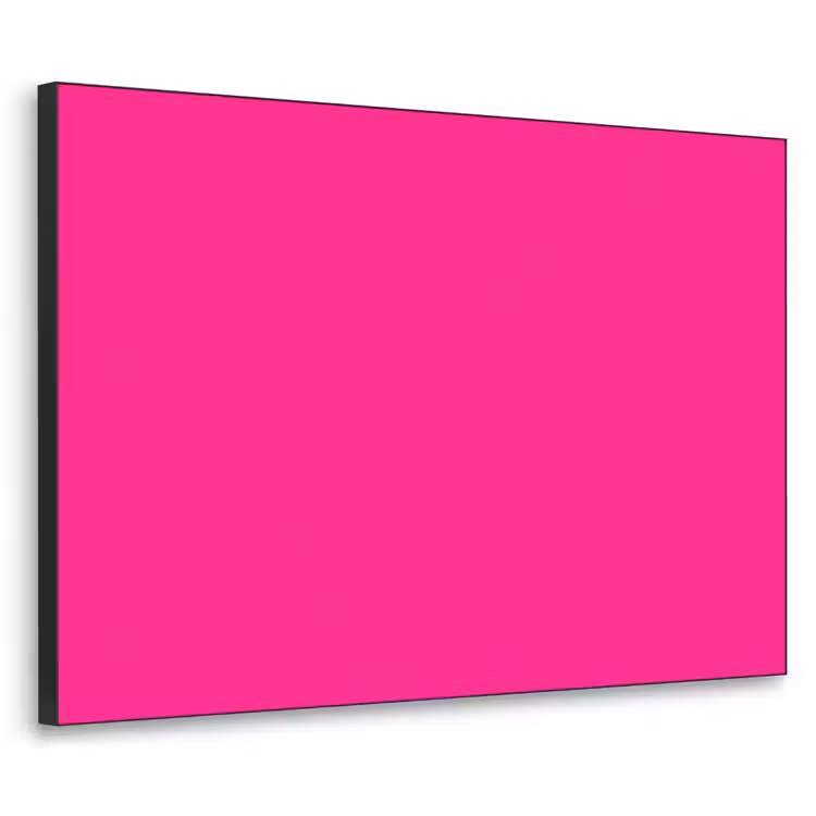 Hot - Fuchsia - Roze Textielframe zwart klein 947 -3d