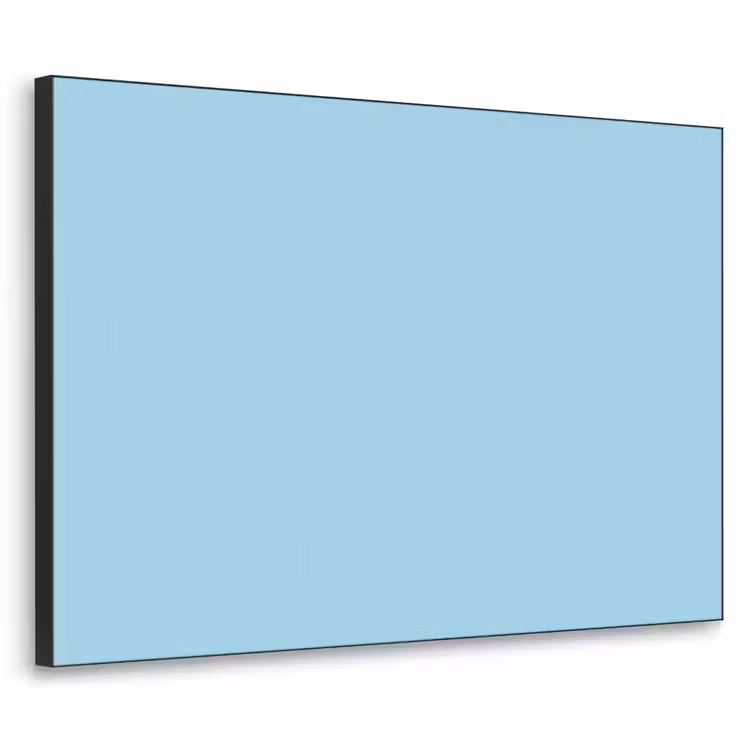 Ice - Blue - Blauw Textielframe zwart klein 947 -3d