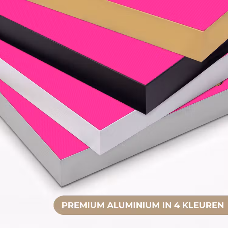 Ijsje - Stokje - Minimalistisch - Groen Textielframe zwart klein -USP_kleurenNL