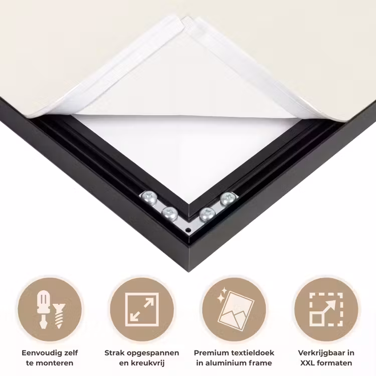 Illustratie - Moeder - Kind - Liefdevol Textielframe zwart klein -USP_feed_closeupNL