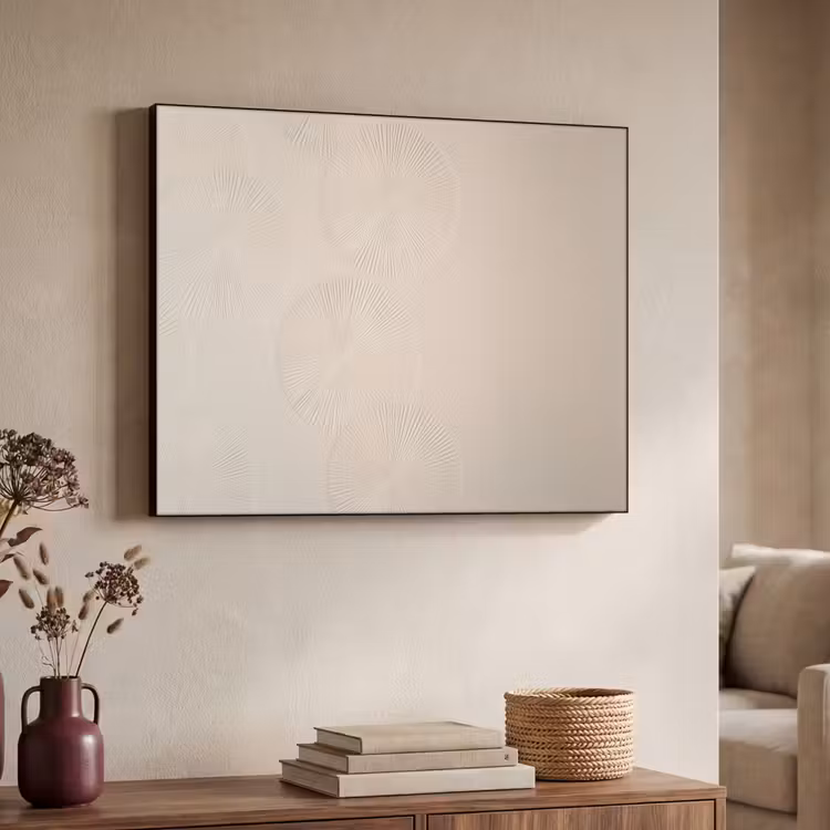 Japandi - Beige - Modern Textielframe - compleet frame klein -sfeer3