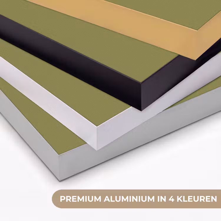 Juniper - Groen - Organisch Textielframe zwart klein 947 -USP_kleurenNL