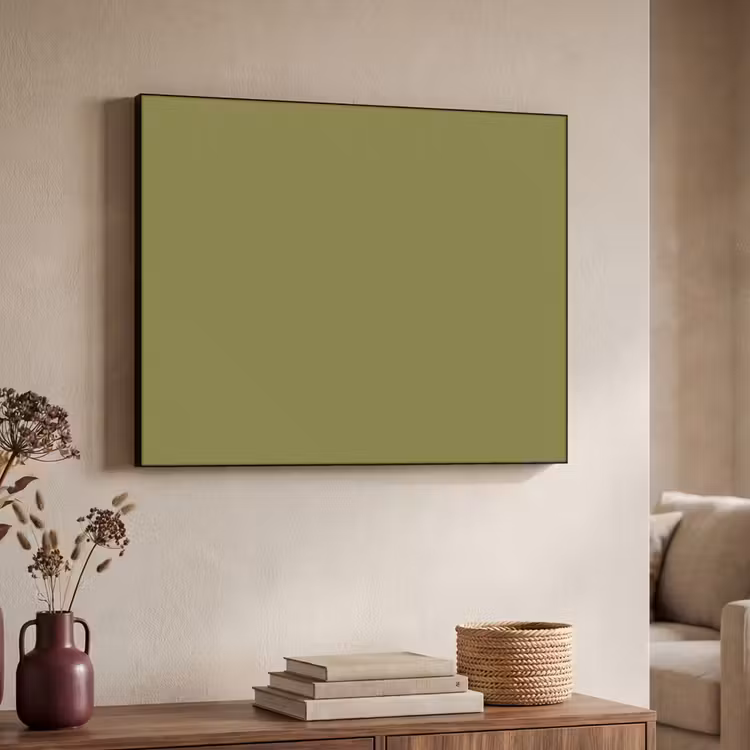 Juniper - Groen - Organisch Textielframe zwart klein 947 -sfeer3