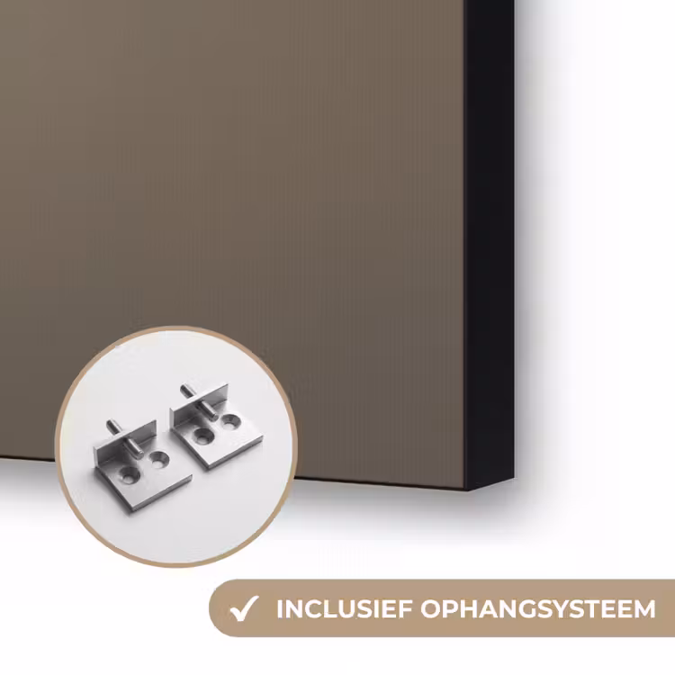 Kat - Kokskleding - Zwart - Wit Textielframe zwart klein -USP_ophangsysteemNL
