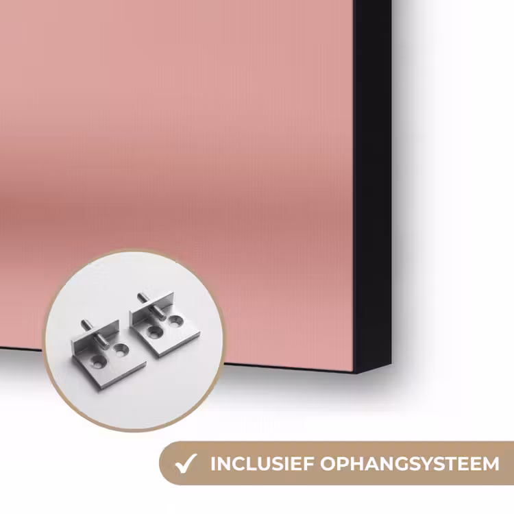 Kauwgom - Retro - Snoep - Roze Textielframe zwart klein -USP_ophangsysteemNL