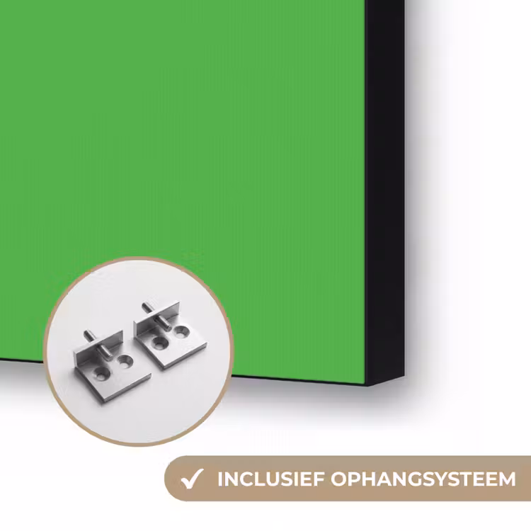 Kelly - Green - Groen Textielframe zwart klein 947 -USP_ophangsysteemNL