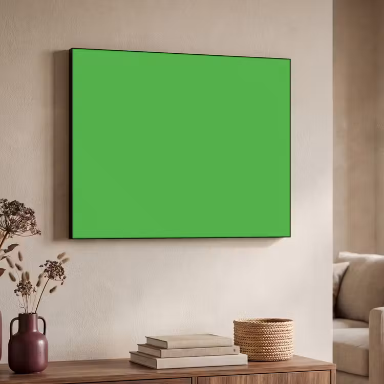 Kelly - Green - Groen Textielframe zwart klein 947 -sfeer3