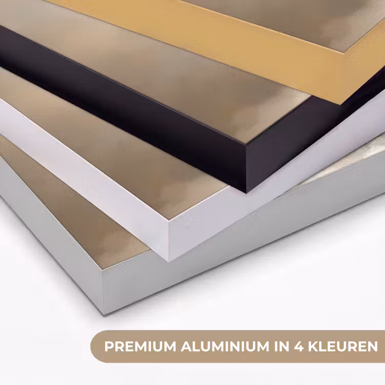 Kerst - kerstboom - Sneeuw - Art Textielframe zwart klein -USP_kleurenNL
