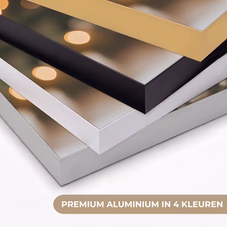 Kerst - Kerstboom - Winter - Binnen - Sneeuw Textielframe zwart klein -USP_kleurenNL