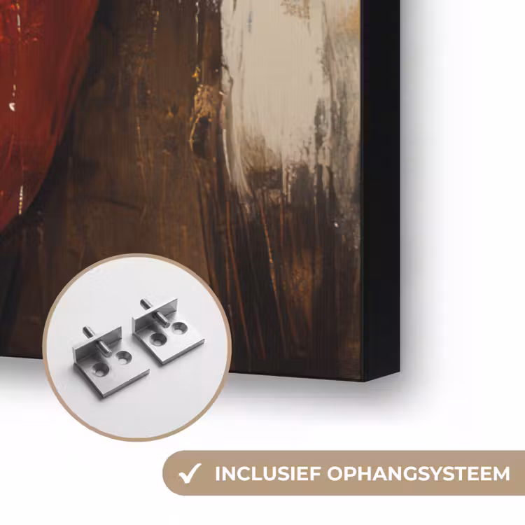 Kerst - Kerstman - Winter - Open Haard Textielframe zwart klein -USP_ophangsysteemNL