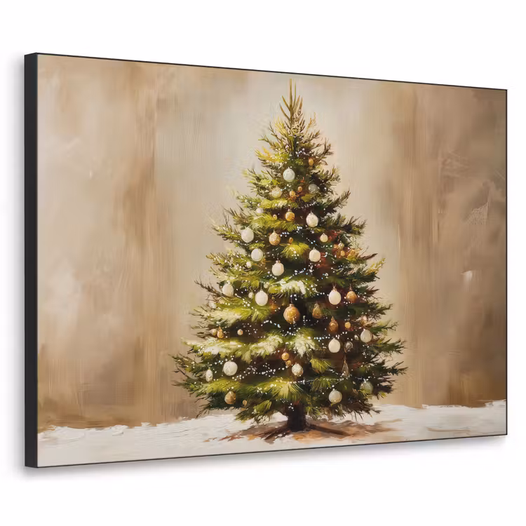 Kerst - Sfeer - Groen Textielframe - compleet frame klein -3d