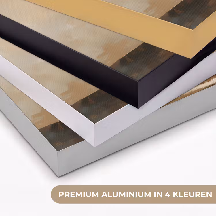 Kerstboom - Versierd - Kleurrijk Textielframe zwart klein -USP_kleurenNL