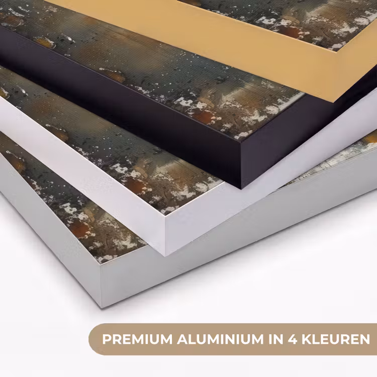 Kerstboom - Vintage - Kerst - Cadeau Textielframe zwart klein -USP_kleurenNL