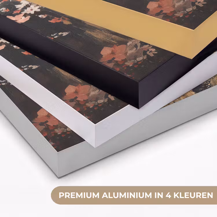Kimono - Vrouw - kersenbomen Textielframe zwart klein -USP_kleurenNL