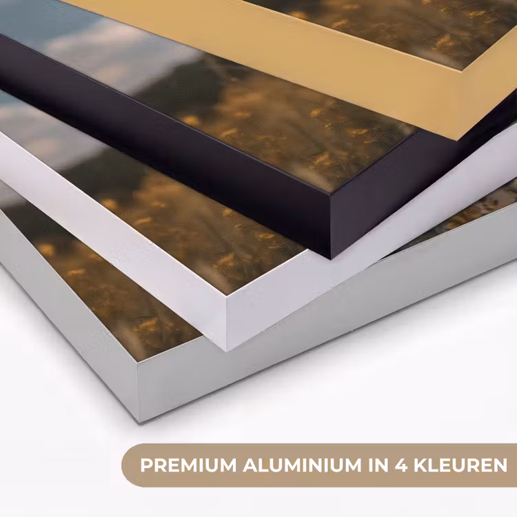 Koe - Bloemen - Weiland Textielframe zwart klein -USP_kleurenNL