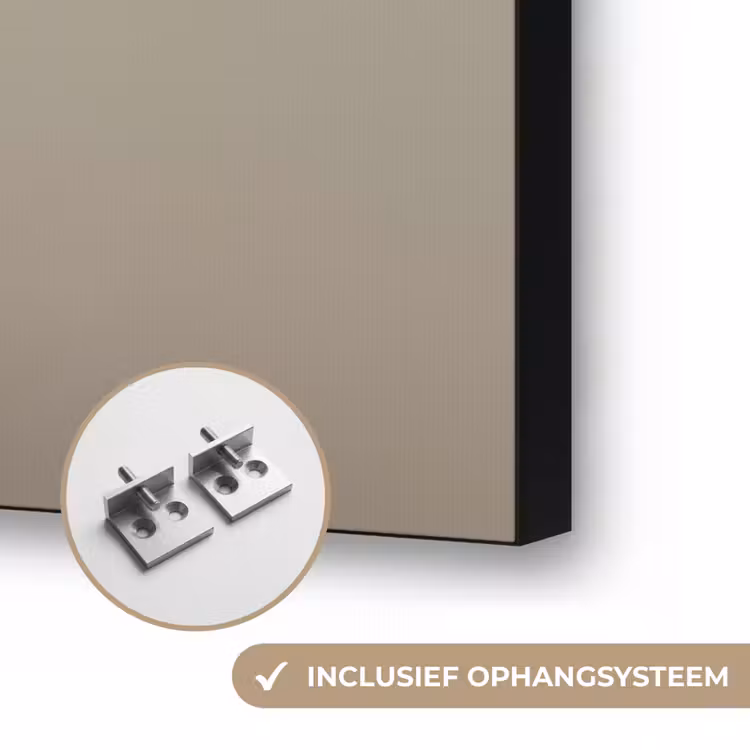 Kokskleding - Zwart - Hondje Textielframe zwart klein -USP_ophangsysteemNL