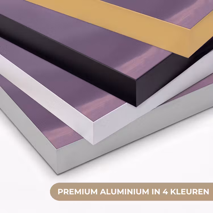 Kwallen - Roze - Wolken Textielframe zwart klein -USP_kleurenNL