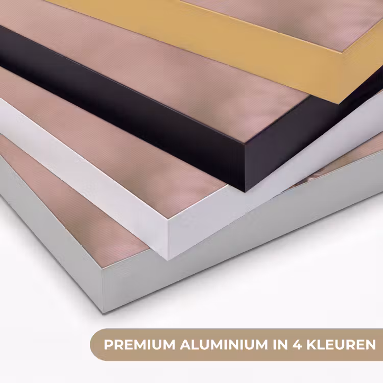 Lavendel - Vlinder - Paars Textielframe zwart klein -USP_kleurenNL