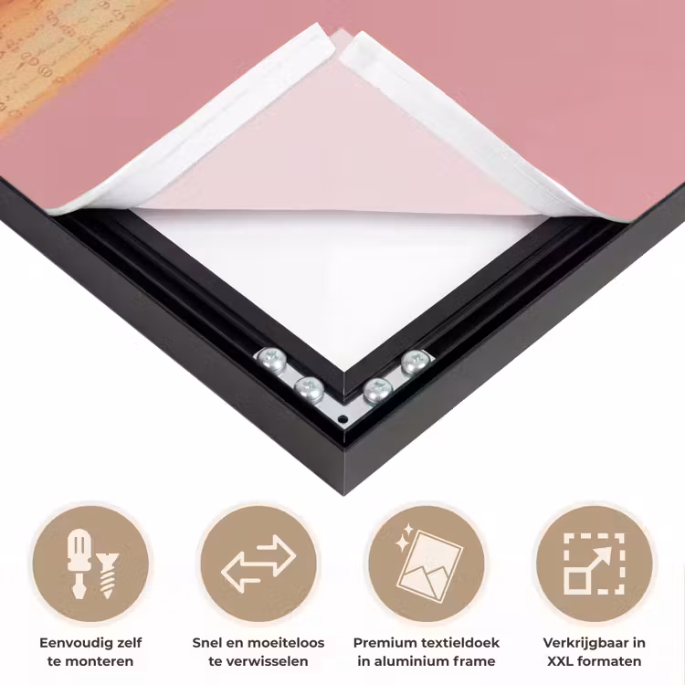 Leeuw - Pak - Geruit - Bril Textielframe zwart klein -USP_closeupNL