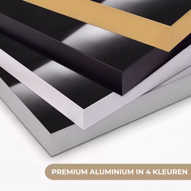 Lichaam - Vormen - Abstract - Zwart - Wit - Sensueel Textielframe zwart klein -USP_kleurenNL