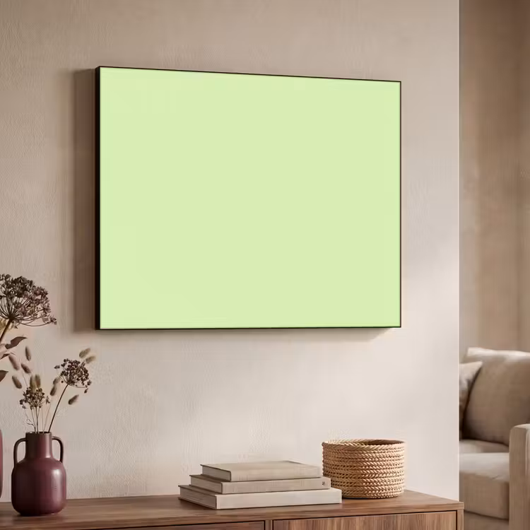 Light - Lime - Groen Textielframe zwart klein 947 -sfeer3
