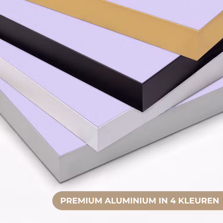 Light - Orchid - Paars Textielframe zwart klein 947 -USP_kleurenNL