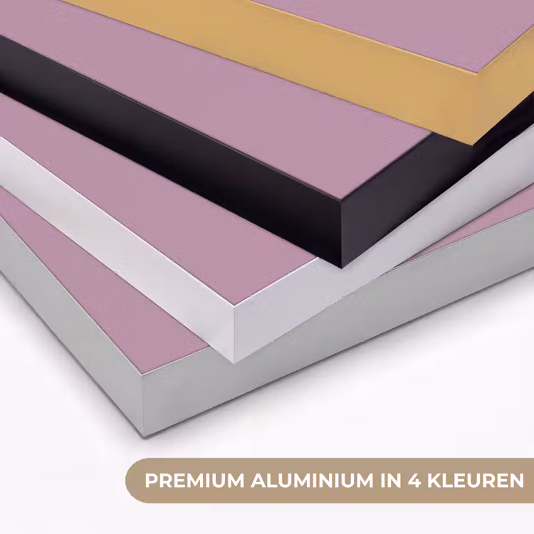 Lilac - Paars - Mauve Textielframe zwart klein 947 -USP_kleurenNL
