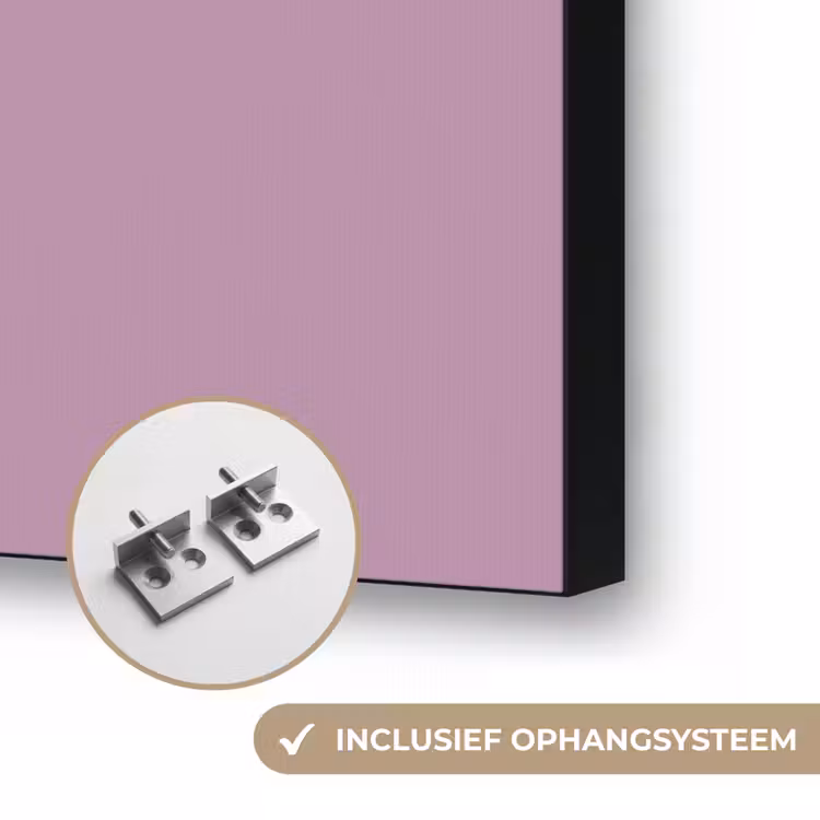 Lilac - Paars - Mauve Textielframe zwart klein 947 -USP_ophangsysteemNL