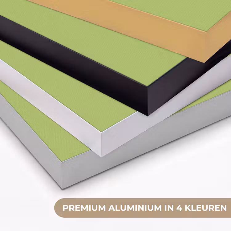 Lime - Glow - Groen Textielframe zwart klein 947 -USP_kleurenNL